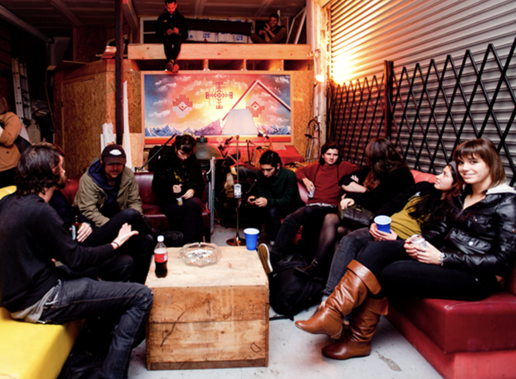 Photo of a study hall with wooden tables and chairs.